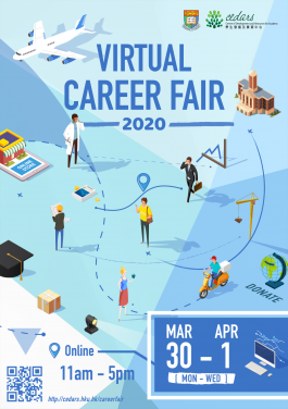 92 organisations recruit talents in HKU Virtual Career Fair 2020